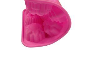 Cherion 6 Cavities Baking Silicone Pan Dog Paw Bear Paw Mold Cake Mold Cookie Mold Pudding Mold Jelly Mold N4