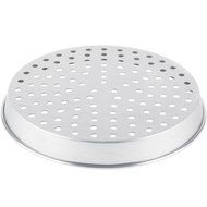 American Metalcraft A90121.5P 12" x 1 1/2" Perforated Standard Weight Aluminum Tapered / Nesting Pizza Pan N2