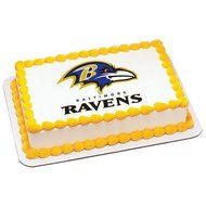 Baltimore Ravens Licensed Edible Cake Topper #4636