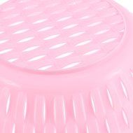 uxcell Plastic Hollow Out Fruit Vegetable Plate Basket Tray 24cm Dia Purple N7