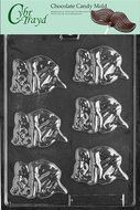 Cybrtrayd XX540 Loving Couples Chocolate Candy Mold with Copyrighted Molding Instructions