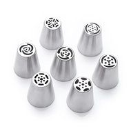 Iconic Russian Piping Tip Set, 7-Piece N3
