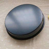 Meleg Otthon Heavy Duty Deep Dish Round Pizza Pan Cast Iron,Commercial Baking Pizza Pan Steel, Pizza Tray Set... N4