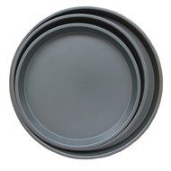 Meleg Otthon Heavy Duty Deep Dish Round Pizza Pan Cast Iron,Commercial Baking Pizza Pan Steel, Pizza Tray Set... N5