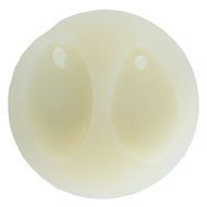 FUNSHOWCASE Large Resin Epoxy Jewelry Mold with Holes Oval and Teardrop Shape for Polymer Clay Pendant Cabochon...