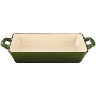 La Cuisine 3.9 Qt Enameled Cast Iron Deep Roasting Pan, Red N3