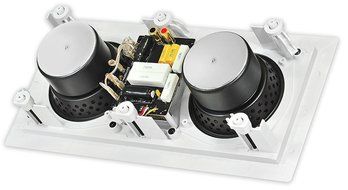 OSD Audio IW545 Dual 5.25-inch Polypropylene Home Theatre In-Wall Center Channel LCR Speaker, Single N3