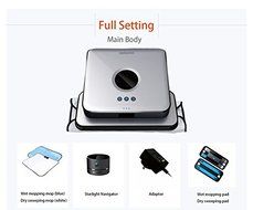 Seebest A6 WOWCA Starlight Floor Mopping Robot with Dry Sweeping and Wet Mopping Modes N7
