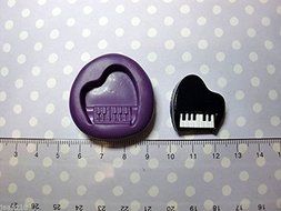 Silicone Mold Piano Mould (25mm) Cupcake Topper Fondant Chocolate Candy Clay&nbsp; N5