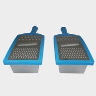 Sharp Stainless Steel Grater Pack of 2 (color may vary) N2