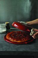 Emile Henry Flame Tarte Tatin Set, 11.4 x 11.4", Burgundy