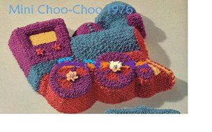 Wilton Mini Cake Pan: Choo-Choo Train - Small (508-493, 1976) N2