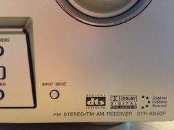 Sony Str-k850p 5.1 Dolby Digital Surround Reciever N2