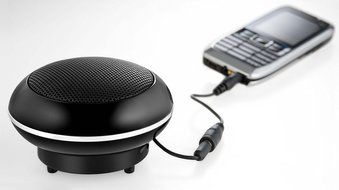 HIS PSMOBIBK Wavemaster MOBI Portable Speaker (Black) N6
