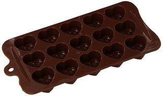 Fat Daddio's SCM-024 Triple Heart Chocolate and Candy Mold