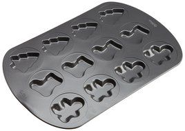 Wilton Nonstick 12 Cavity Holiday Whoopie Pie Pan