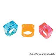 Rhode Island Novelty 24 Piece Crystal Ring, Assorted