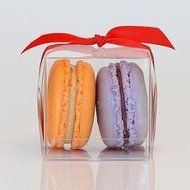 25 Sets of Clear Macaron Boxes for 2 Macarons ($1.00 Per Set of Macaron Box) N2