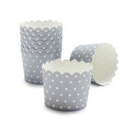 Paper Eskimo Baking Cups with Red Stripes, 25-Pack N24