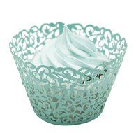 BETOP HOUSE Vine Lace 50-Piece Cupcake Wrappers, Purple N5