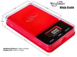 Weighmax NJ650-Red Dream Series Digital Pocket Scale, 650 by 0.1 g, Red N4
