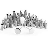 Number-One Premium Stainless Steel Cake Decorating Tips Set Reusable Dessert Icing Tips Baking Tools - Set of... N2