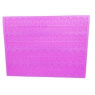 Garwarm Cake Decorating Tools Fondant Lace Silicone Mat Cake Decorations Molds 15&times;11.5 Inches N2