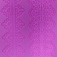 Garwarm Cake Decorating Tools Fondant Lace Silicone Mat Cake Decorations Molds 15&times;11.5 Inches N3