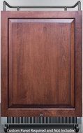 Summit SBC677BINKIF 24" Built-In/Freestanding Outdoor Beer Dispenser with 6.5 cu. ft. Capacity Factory Installed...