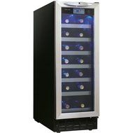 Danby DWC276BLS 27-Bottle Silhouette Wine Cellar - Black/Stainless N2
