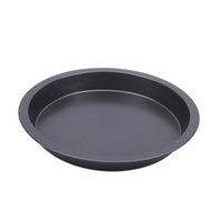 AYAMAYA Nonstick Carbon Steel Round Pizza Pan,Dishwasher Safe Bakeware 26x3.8cm