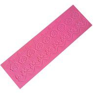GogoForward Lace Flower Embossed Cake Fondant Stencil Pink Baking Decorating Moulds N5