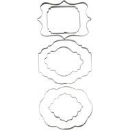 Wilton 417-7555 6 Piece Plaque Fondant Cut-Outs Set N3