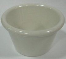 3 Oz Ramekin Smooth Side - Bone (0393) 12/Case