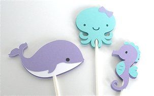 Under the Sea Cupcake Toppers N3
