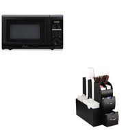 KITAVAMO7192TBEMSCAD01BLK - Value Kit - Avanti 0.7 Cubic Foot Capacity Microwave Oven (AVAMO7192TB) and Ems Mind...