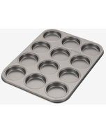 Heavy-duty Carbon Steel Construction Whoopie Pie Pan, Non-stick, 12-Cup N3
