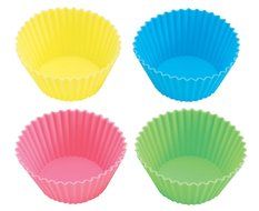 Parukinzoku suite Cross Heart 2 silicone pudding cup cake mold round 4 pieces D-1570