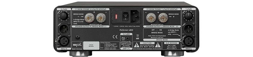 SPL Performer S800 Stereo Power Amplifier N4