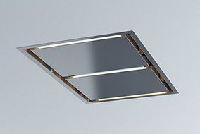 Zephyr ALU-E43ASX 43" Arc: Lux Series Island Mount Hood with Capacitive Touch Controls 3 Speed Level Clean Air... N2