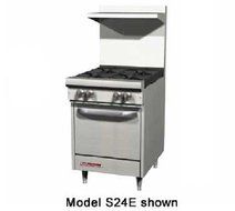 Southbend S24E LP Gas Range, 24", 4 Open Burners