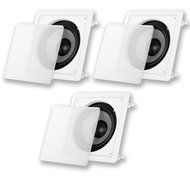 3 Acoustic Audio CS-IW8SUB In Wall 750 Watt 8" Home Theater Passive Subwoofers CS-IW8SUB-3S