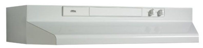 Broan 463001 Under-Cabinet Range Hood with Infinitely Adjustable Speed Control, 30-Inch, White N4