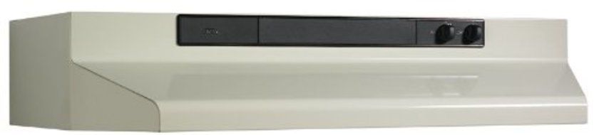 Broan 463001 Under-Cabinet Range Hood with Infinitely Adjustable Speed Control, 30-Inch, White N5