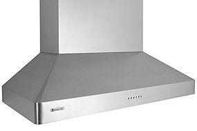 XtremeAIR Deluxe Series DL08-W48, 48", LED lights, Baffle Filters W/ Grease Drain Tunnel, Wall Mount Range Hood N8