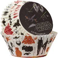 Star Wars Disposable Cupcake Liners and Toppers - 50 Baking Cups and 24 Fun Pix Toppers