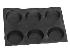 Dltsli Silicone Non Stick Perforated Baking Liners Mat Bread Buns Mold Subway Bread Mould N17