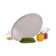 Update International PT-CS16 Stainless Steel Aluminum Coupe Style Pizza Tray-PT-CS16 N2