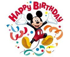 Mickey Mouse Clubhouse Streamers Edible Cake Topper Decoration Sheet Measures 8.5x10.5 Inchs N2