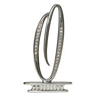 Ivy Lane Design Monogram Crystal Cake Top Letter E, Silver, 4-1/2-Inch N11